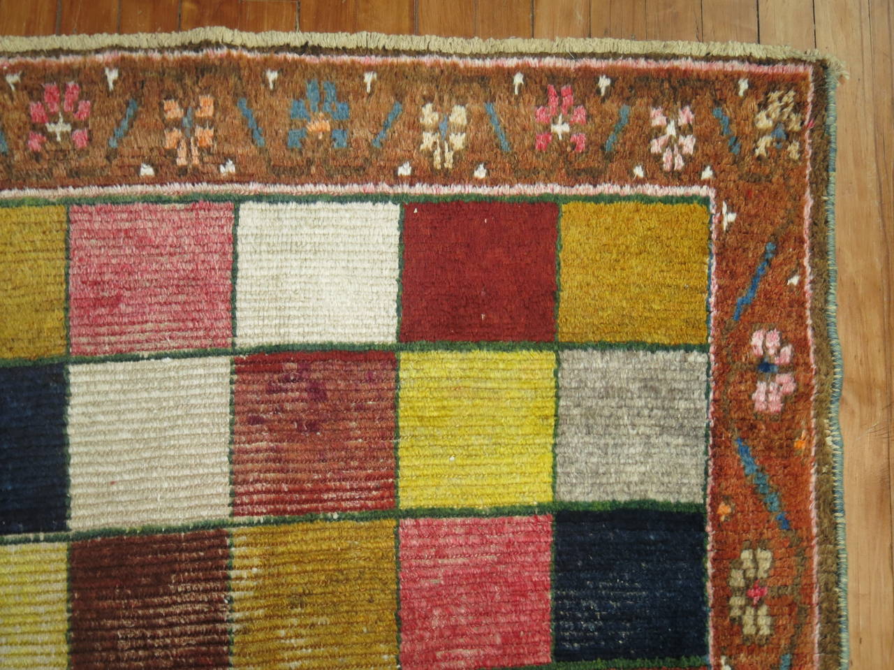 Lana Runner persiano vintage Gabbeh in vendita