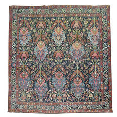 Antique Senneh Bakhtiari Rug 11