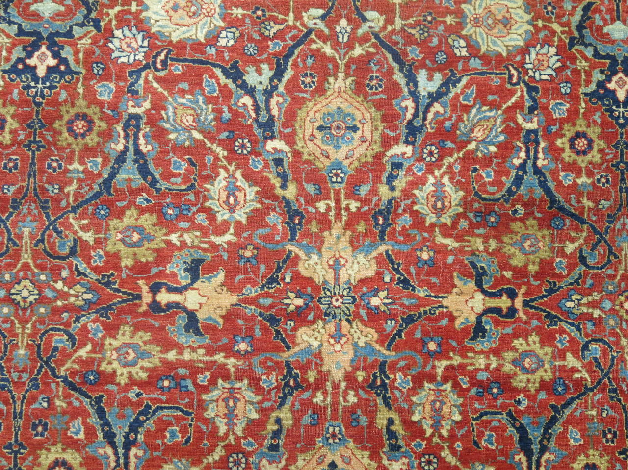 19th Century Antique Persian Tabriz In Good Condition For Sale In New York, NY