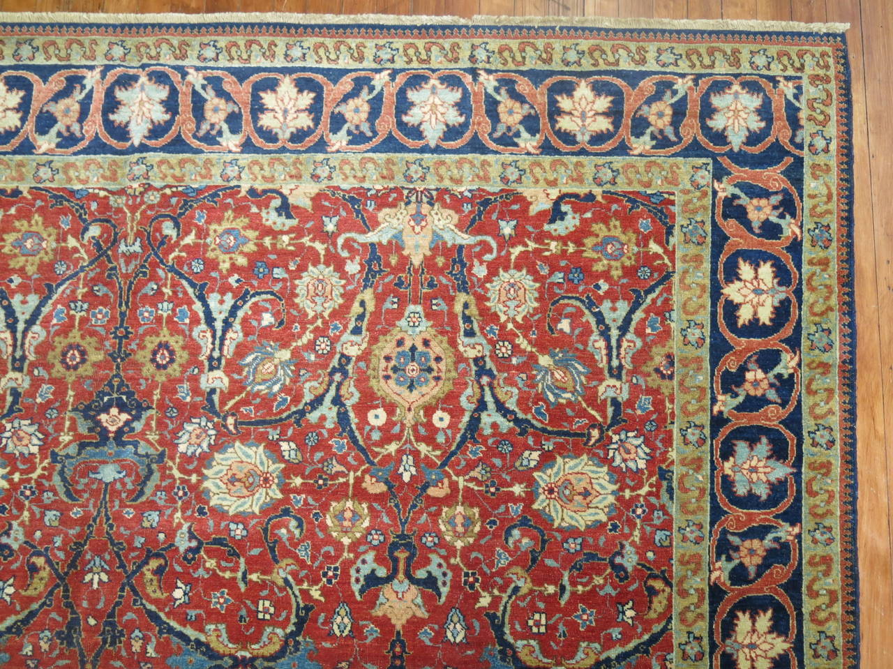 19th Century Antique Persian Tabriz For Sale 2