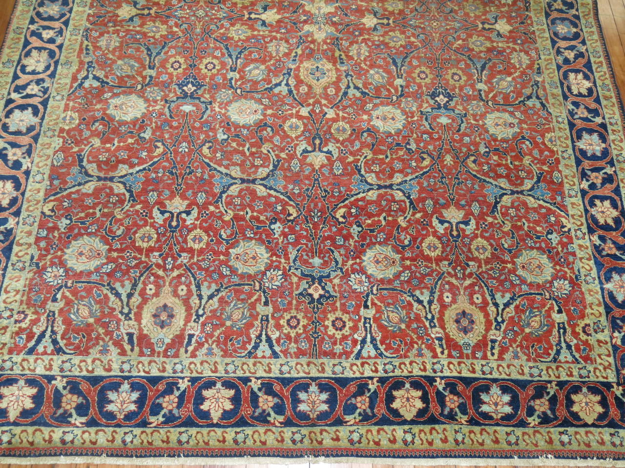 19th Century Antique Persian Tabriz For Sale 3