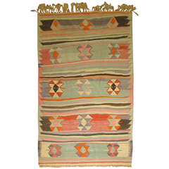Vintage Turkish Kilim 7