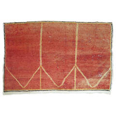 Vintage Turkish Anatolian Throw Rug 12