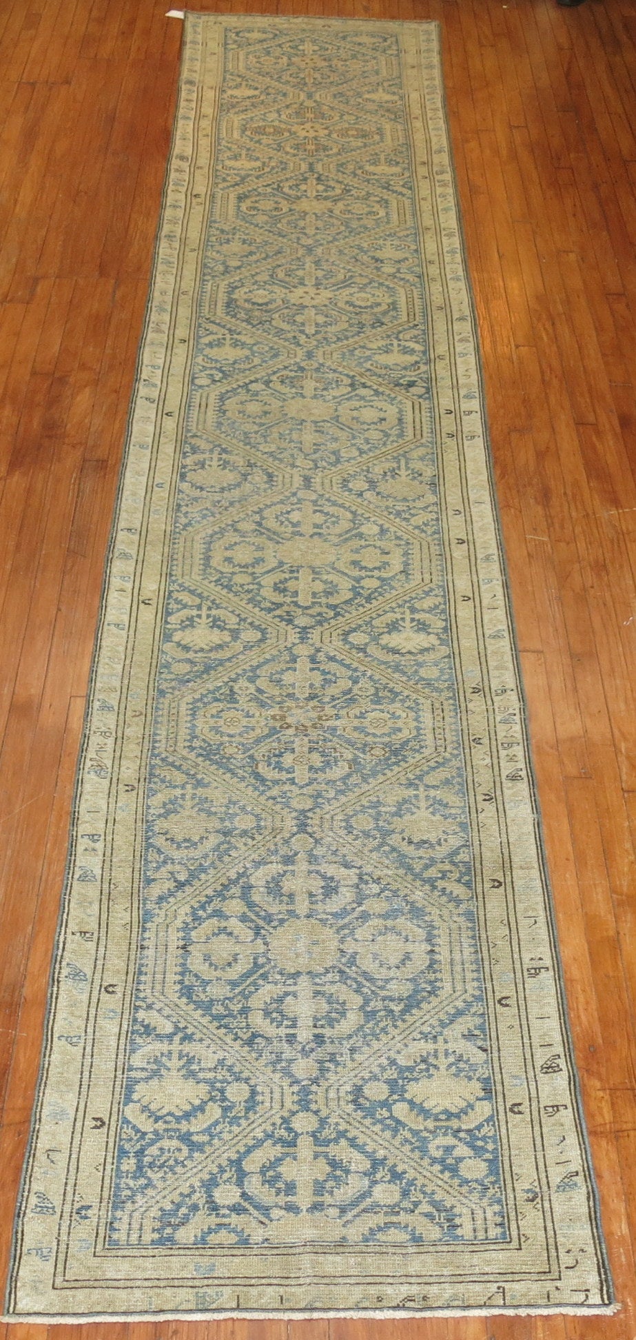 Antique Persian Light Blue Malayer Runner