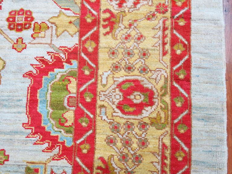 Turkish A vintage turkish oushak rug