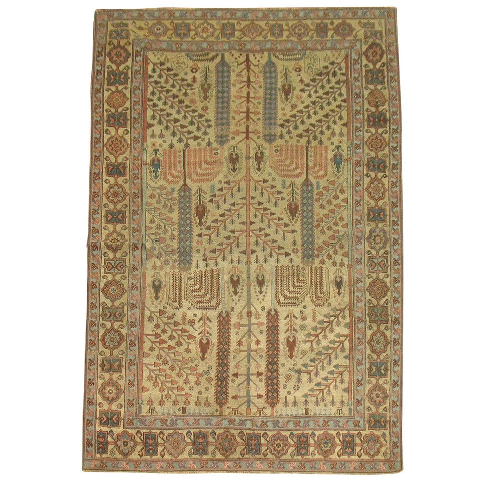 Antique Persian Bakshaish Rug