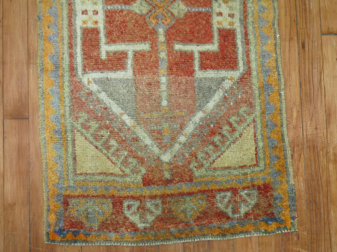 An early 20th century Turkish yastik rug.