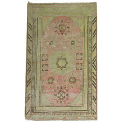 Pink Antique Khotan Rug