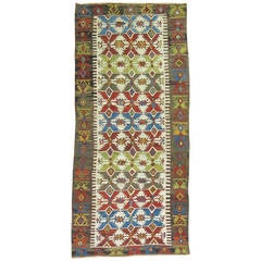 Antique Turkish Gallery Size Kilim 8
