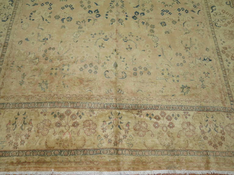 Persian Floral Rug For Sale 1