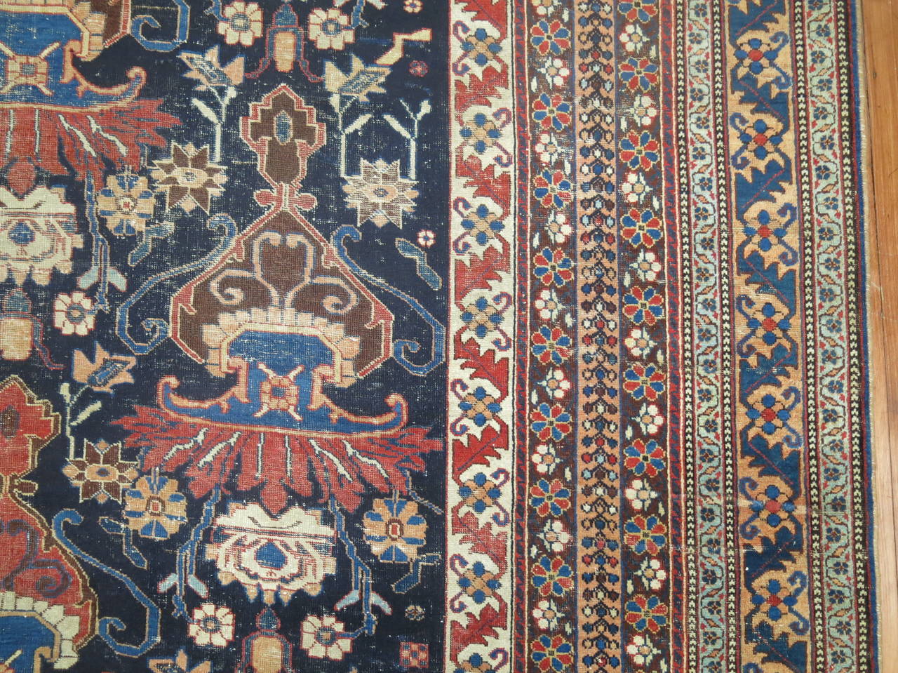 Kazak Antique Persian Afshar Oversize Rug For Sale