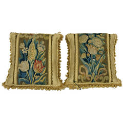 Set of 19th Century French Tapestry Pillows