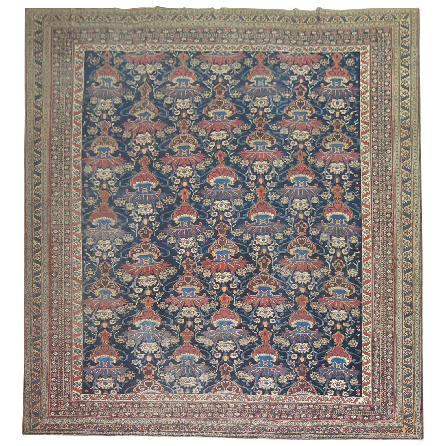 Antique Persian Bakshaish Rug at 1stDibs