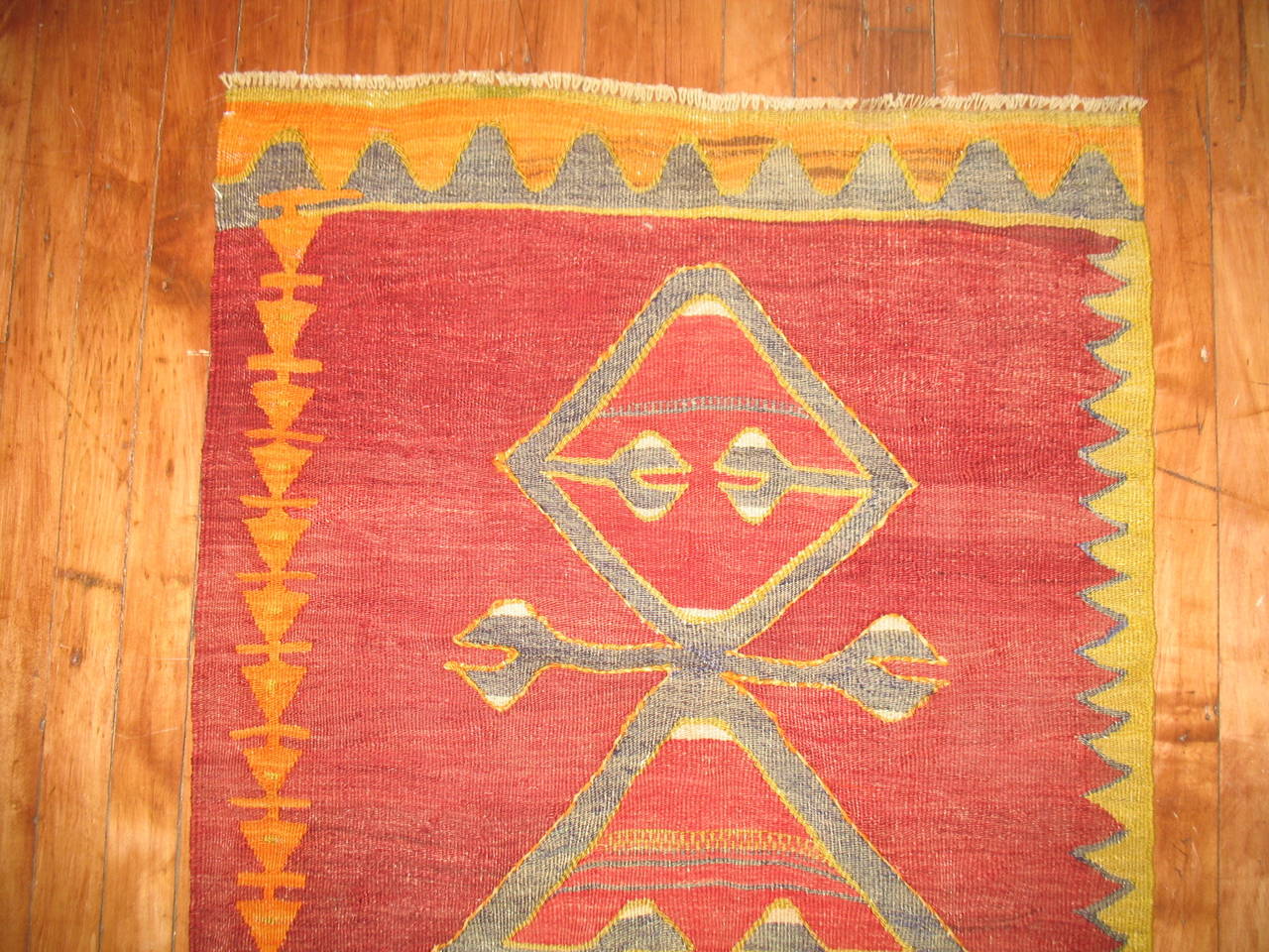 Hand-Knotted Set of Kilim Runners Woven in Turkey