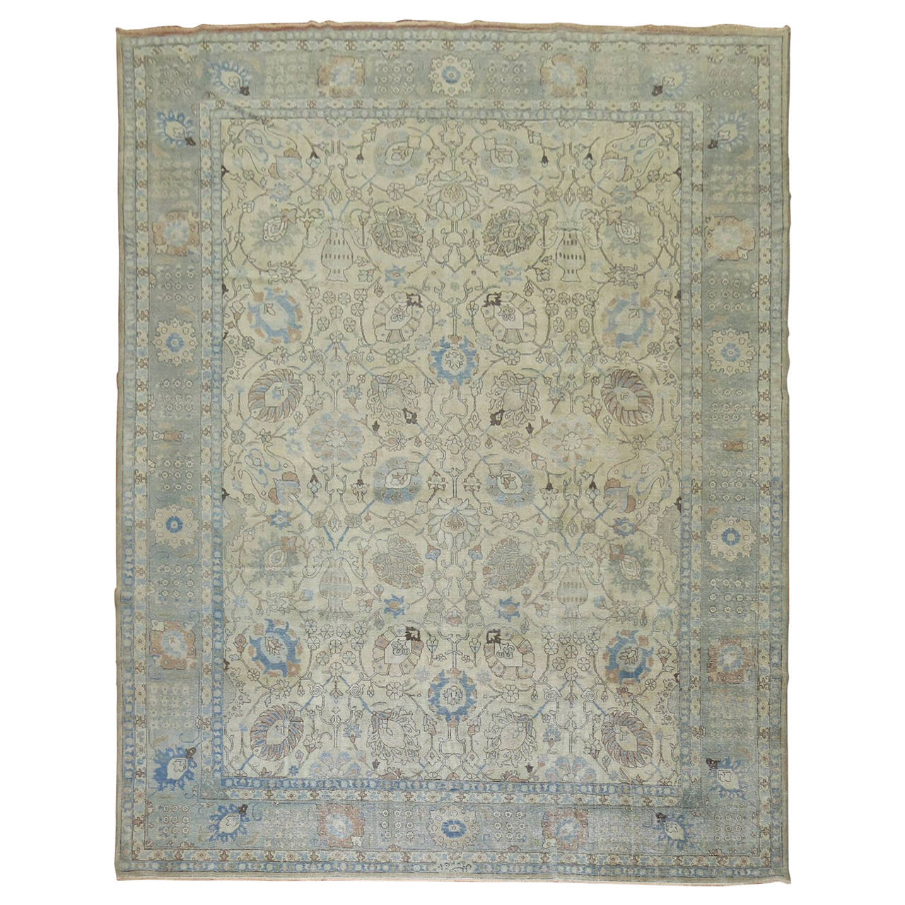 Antique Persian Tabriz Carpet at 1stDibs
