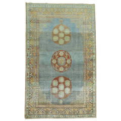 Blue Antique Khotan Rug 9