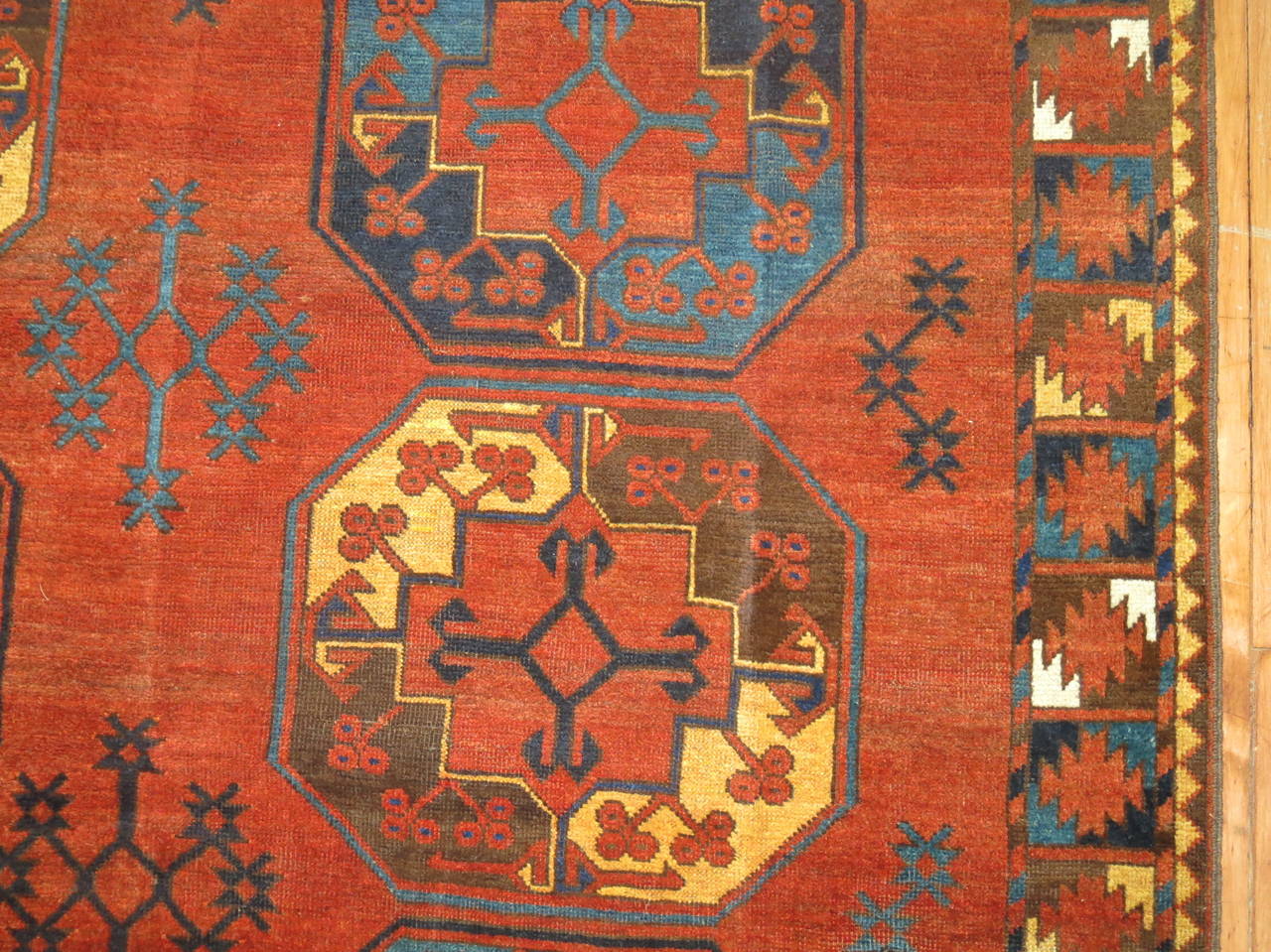 Wool Antique Ersari Turkmen Rug