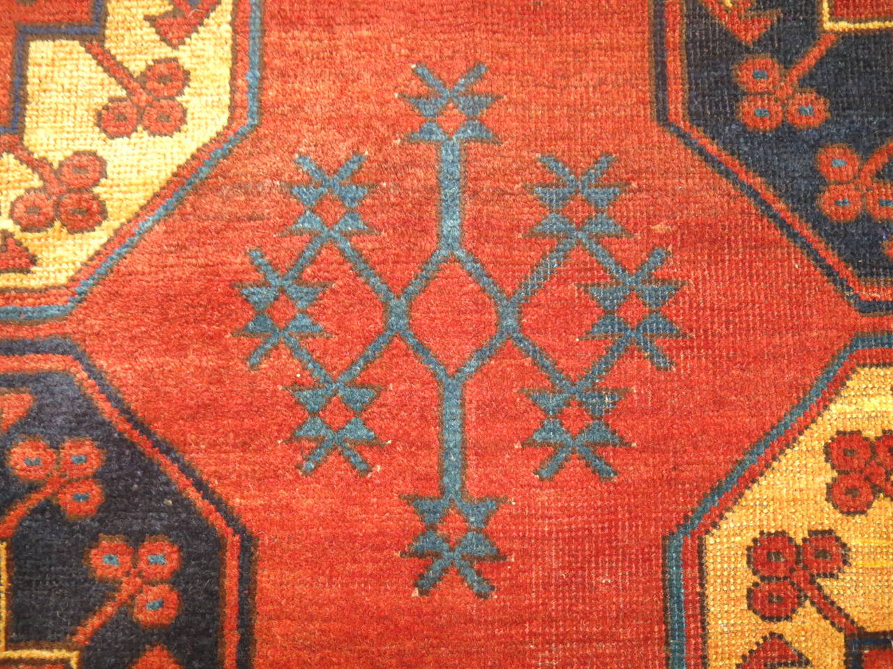 Rustic Antique Ersari Turkmen Rug