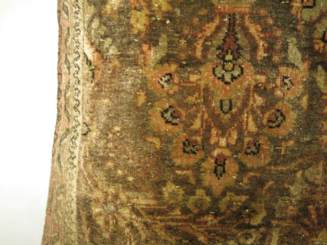 Silk and Wool Antique Persian Pillows For Sale at 1stdibs