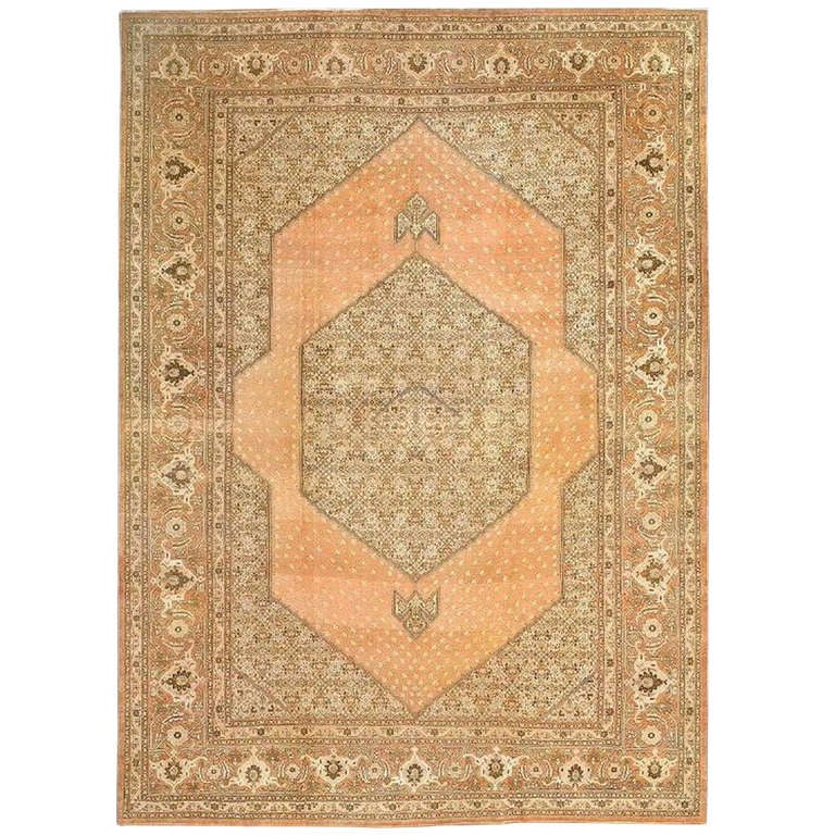 Antique Persian Tabriz Rug For Sale at 1stdibs
