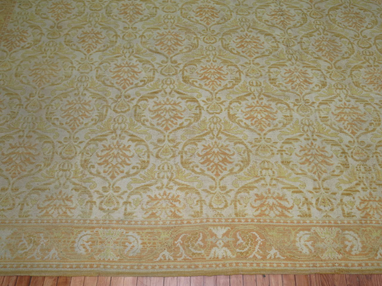 Antique Spanish Cuenca Carpet 2