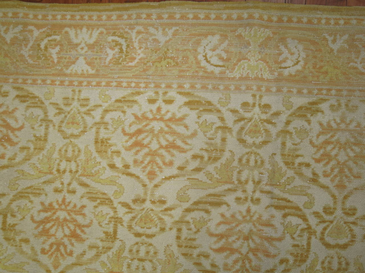 Antique Spanish Cuenca Carpet 3