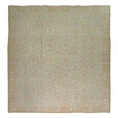 Antique Spanish Cuenca Carpet