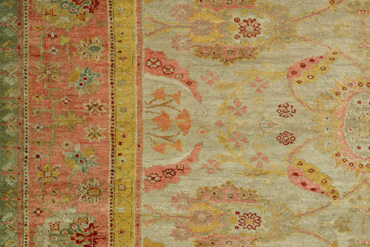antique oushak rugs