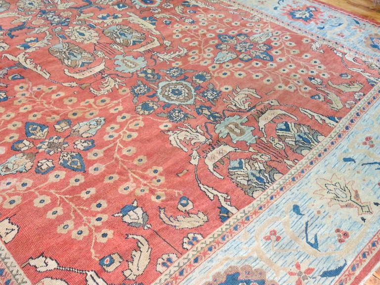 Antique Mahal Sultanabad Rug 2