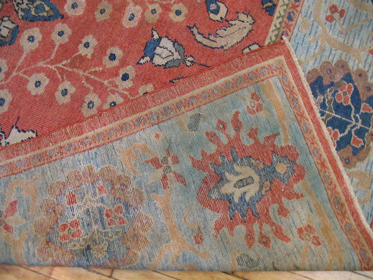Antique Mahal Sultanabad Rug 1