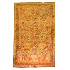 Antique Oushak Gallery Carpet
