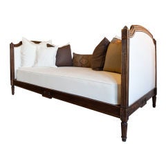 French Louis XVI Style Newly Upholstered Daybed