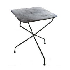 French Cafe Collapsible Iron Table