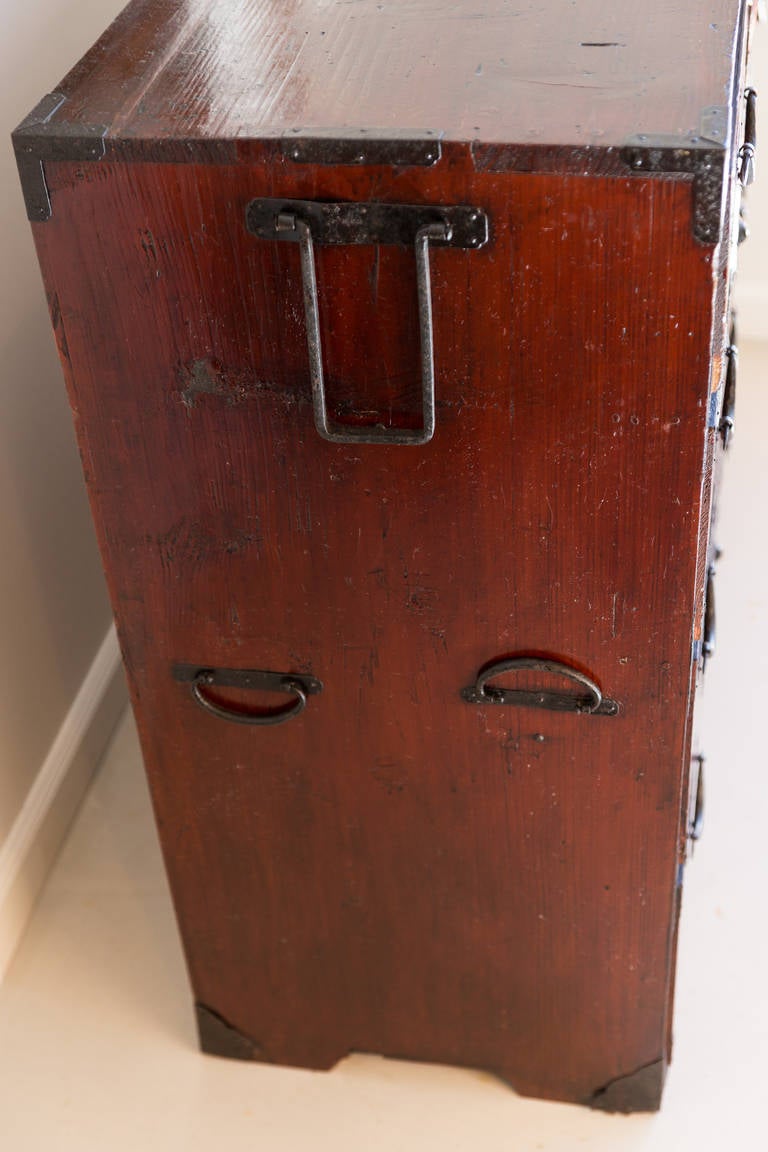 Meiji Period Japanese Kimono Chest