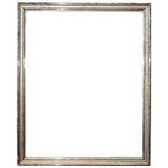 Antique Silver Napoleon III Frame