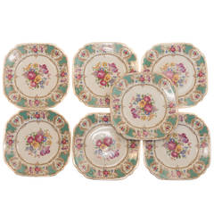 Set of 7 American Luncheon Plates