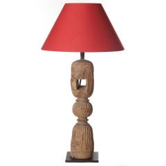 Antique 19th Century Architectural Element Lamp