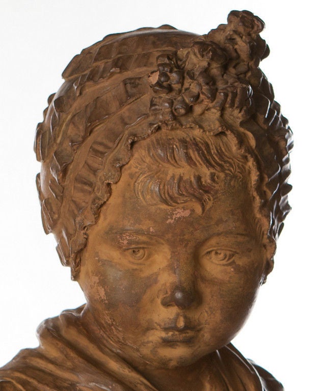 Louis XVI Style Terracotta Bust
Wood Pedestal