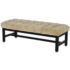 Tufted Edward Wormley Bench By Dunbar