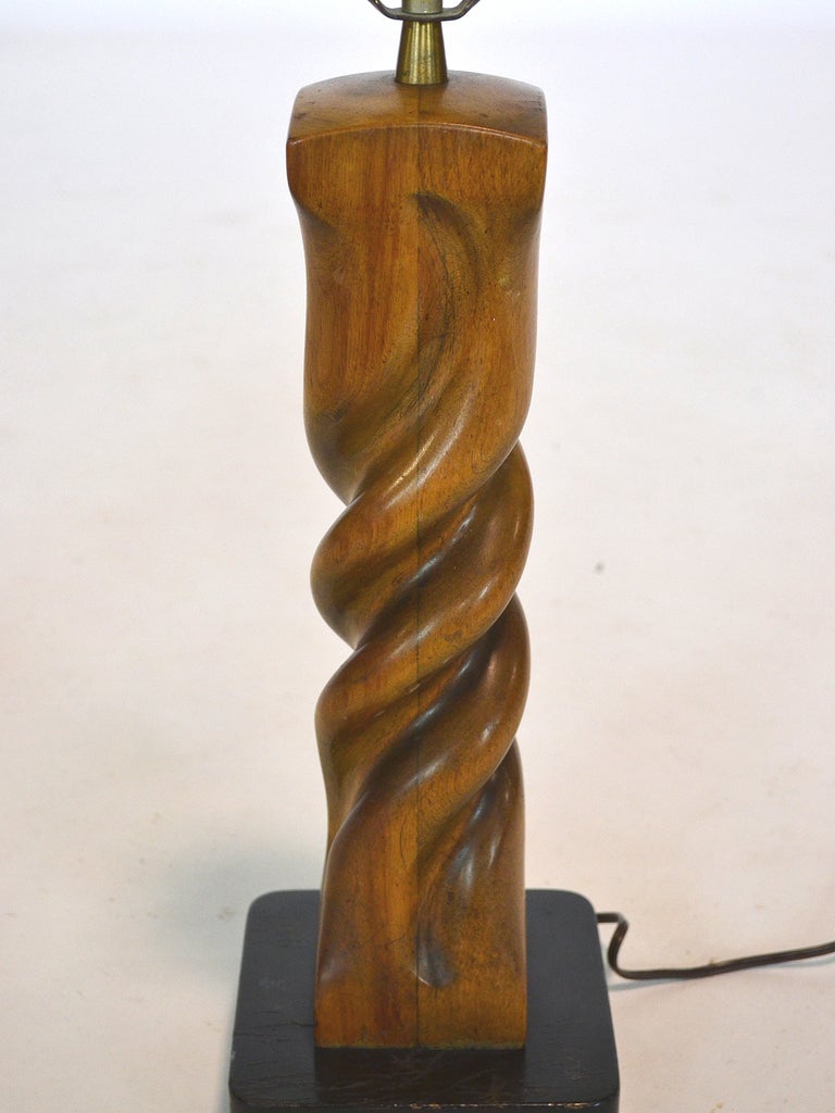Skulpturale Heifetz-Tischlampen, Paar im Zustand „Gut“ im Angebot in Highland, IN