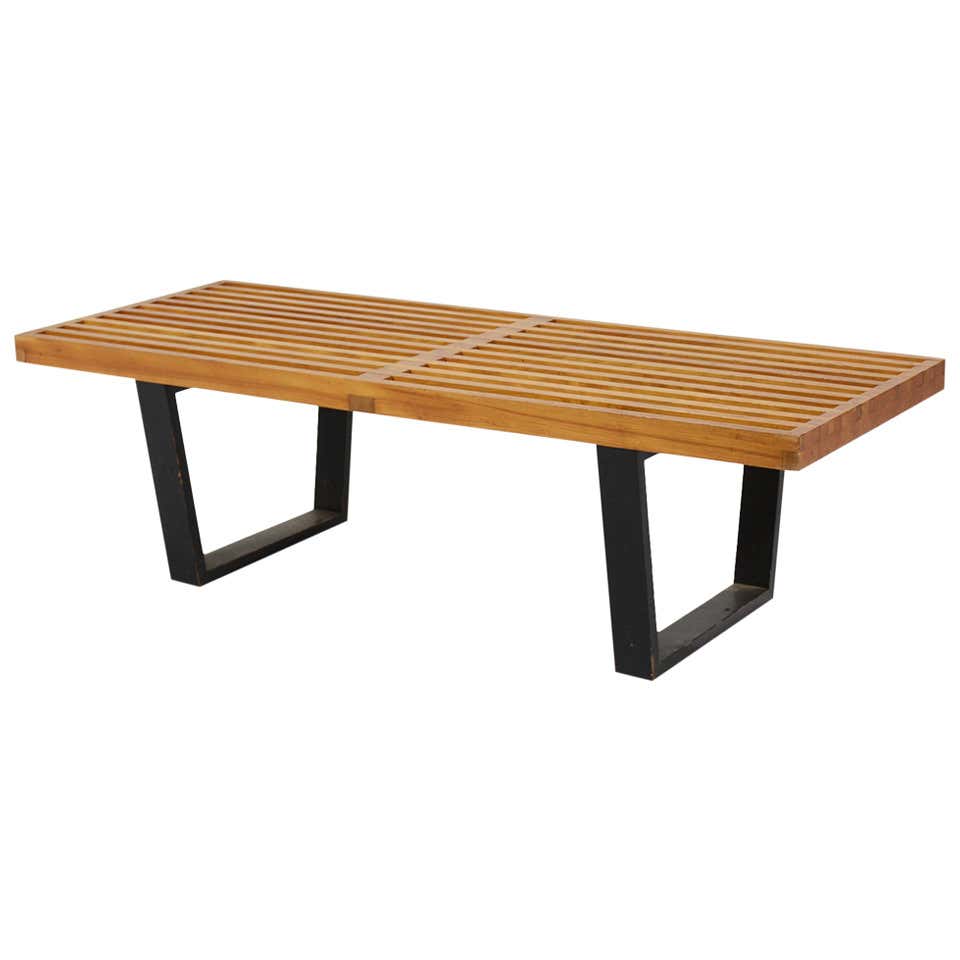 George Nelson platform slat bench by Herman Miller at 1stDibs