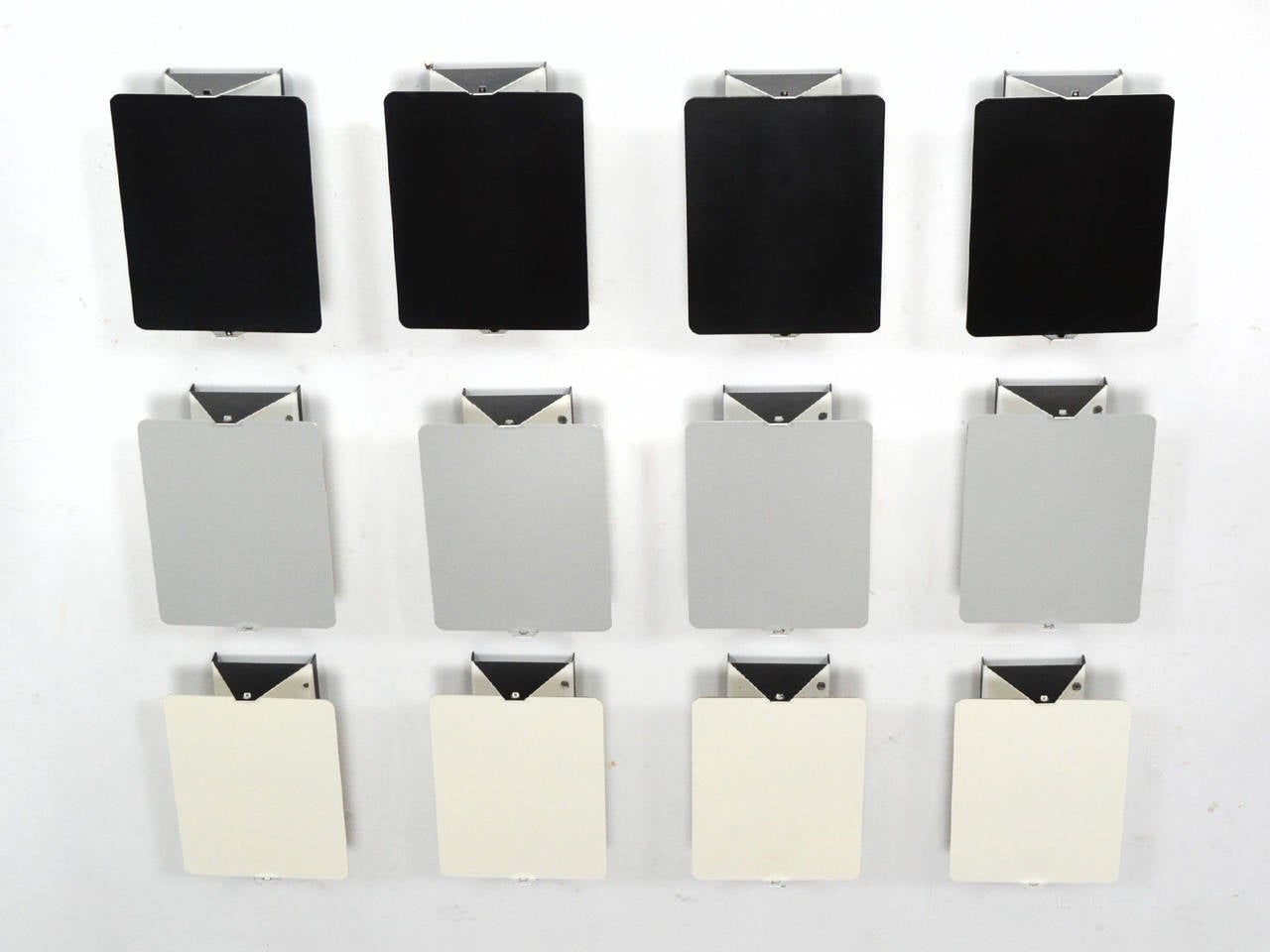 Mid-Century Modern Rare Set of 12 CP-1 Wall Lamps by Charlotte Perriand