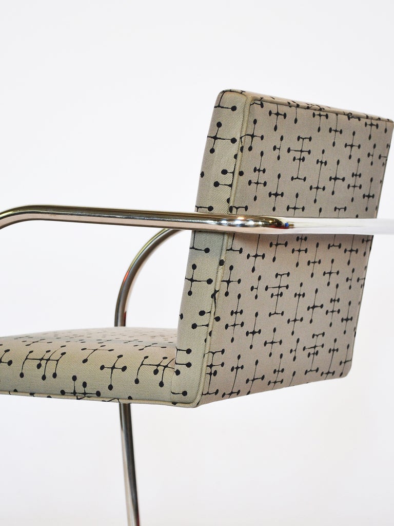 Mid-20th Century Set of Eight, Ten or 12 Mies Van Der Rohe Tubular Brno Chairs by Knoll For Sale