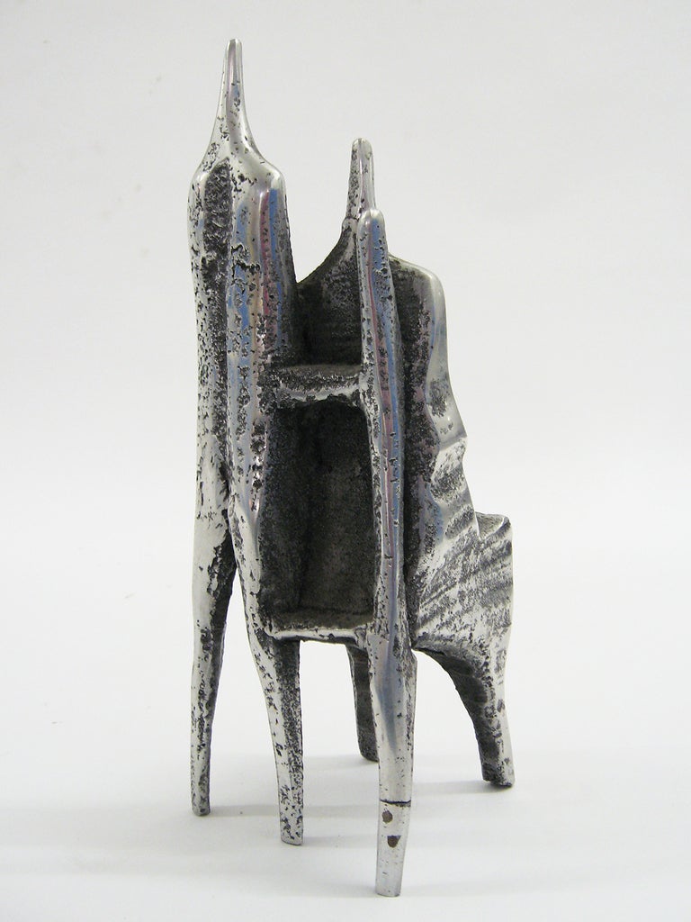 Israeli Aluminum Sculpture by Aharon Bezalel For Sale