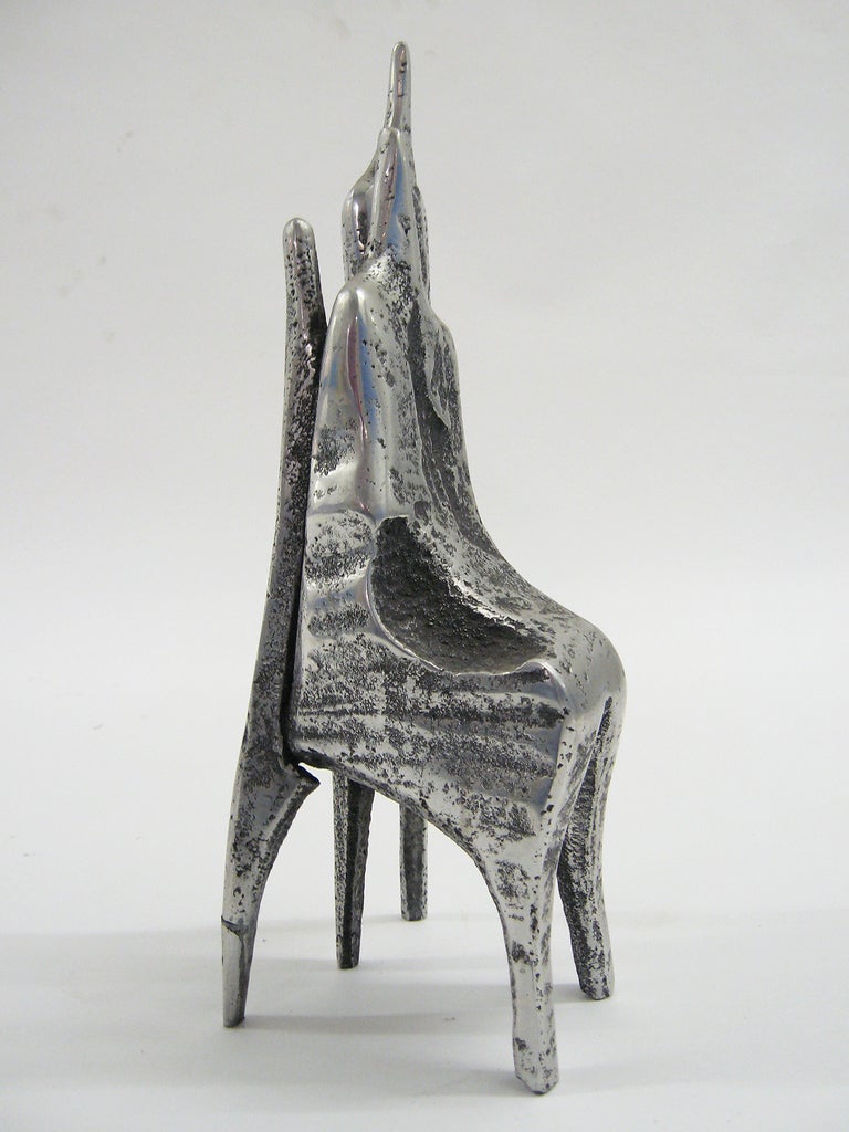 Aluminum Sculpture by Aharon Bezalel In Good Condition For Sale In Highland, IN