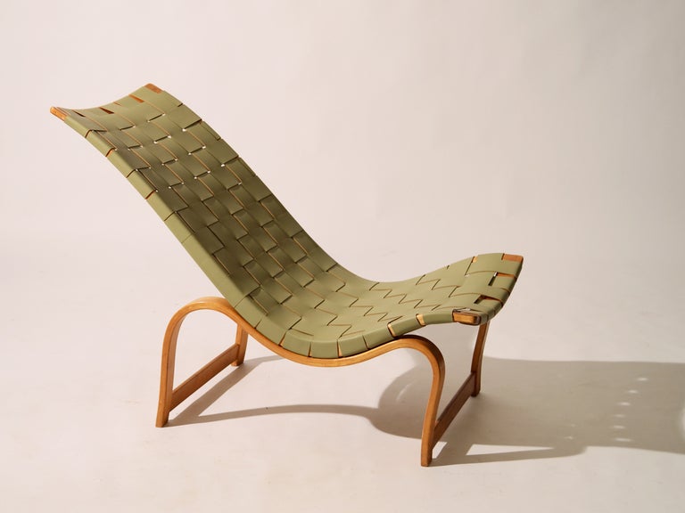 Mid-20th Century Early Bruno Mathsson model 36 easy chair For Sale