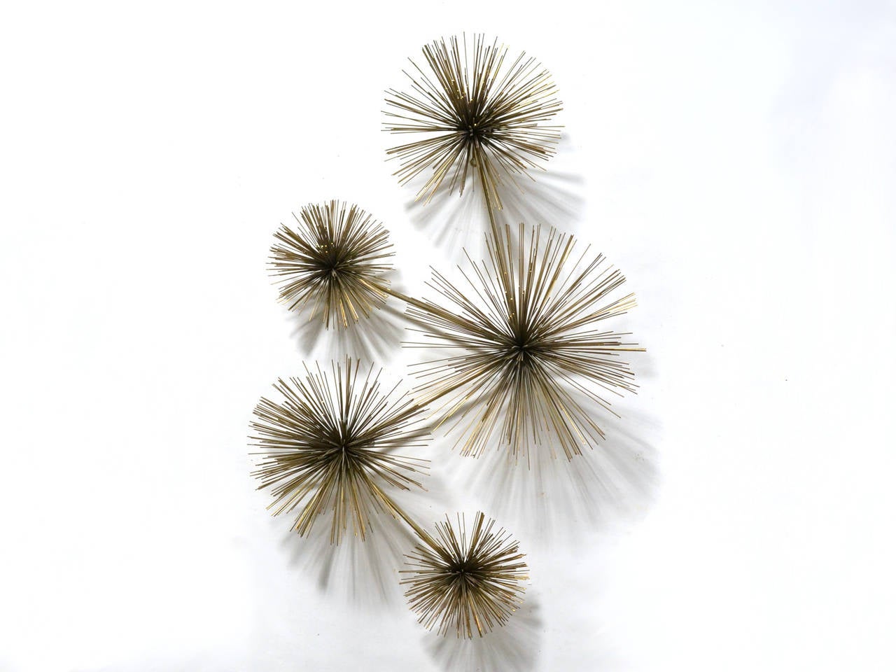 Curtis Jere FiveBurst Wall Sculpture at 1stDibs
