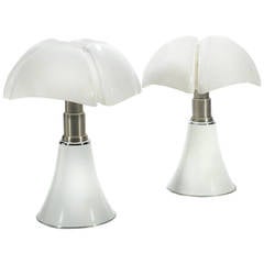 Pair of Gae Aulenti Pipistrello Table Lamps 3
