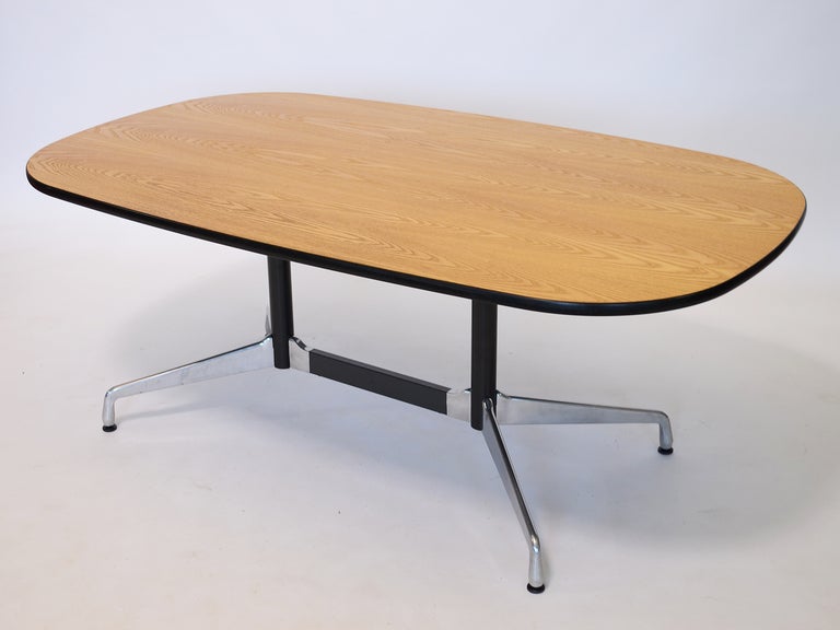 Mid-Century Modern Eames Segmented Base Table By Herman Miller