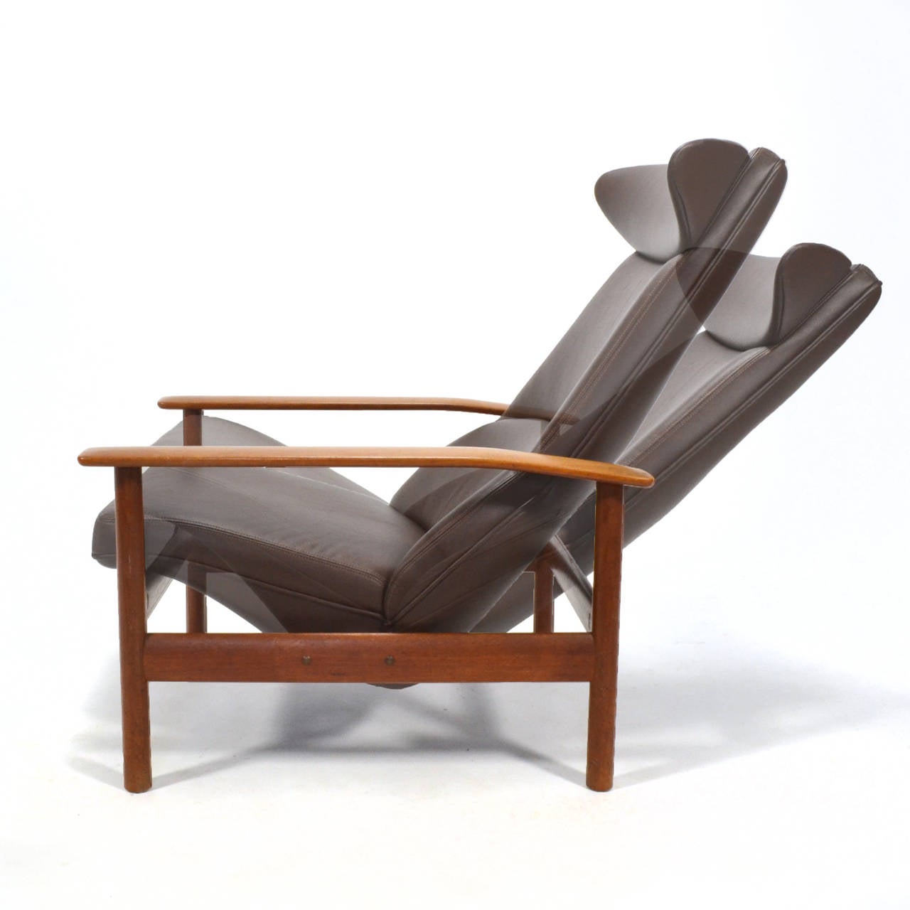 Scandinavian Modern Sven Ivar Dysthe Reclining Lounge Chair For Sale